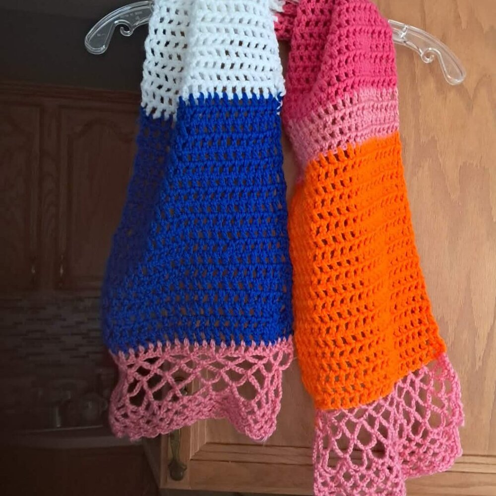HANDMANDE  SCRAF CROCHET FOR WOMNS